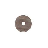 Piatra Pi din Jasp Gri - Amuleta Samanica de Forma Disc - 34-36 x 4-5 x 6-7 mm  - (XL) - 1 Buc